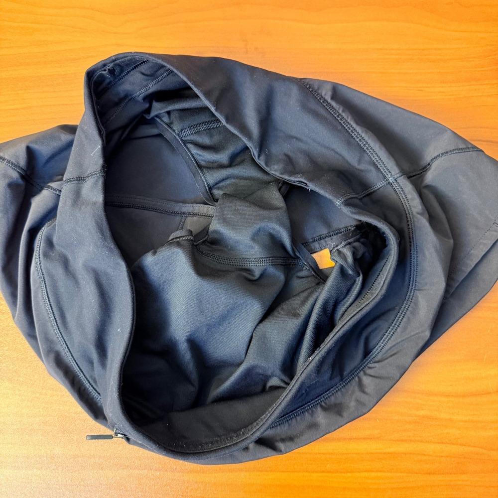 Lululemon Speed Up Mid Rise Lined Short 2.5 Black Running Shorts Size 6 - Picture 9 of 9